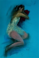 俯睡的芭蕾少女藏品圖，第1張