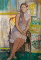 淡紫色旗袍-美美藏品圖，第1張