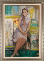 淡紫色旗袍-美美藏品圖，第3張