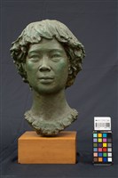 張素杏夫人塑像藏品圖，第2張