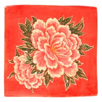 絢爛南國 虹彩夢幻─橘底花磚的圖片