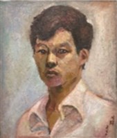 自畫像的圖片