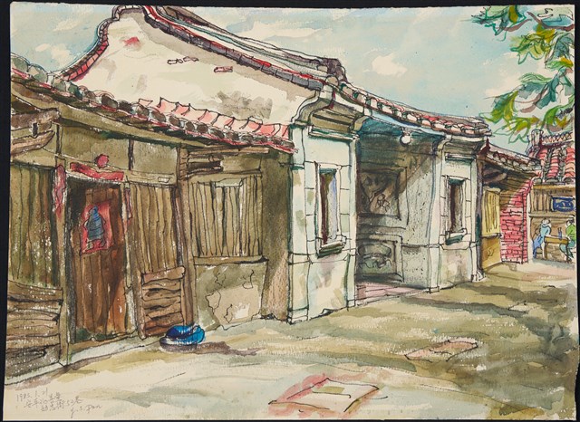 安平祠廟畫-化善宮的圖片