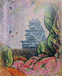 春天之熊本城的圖片