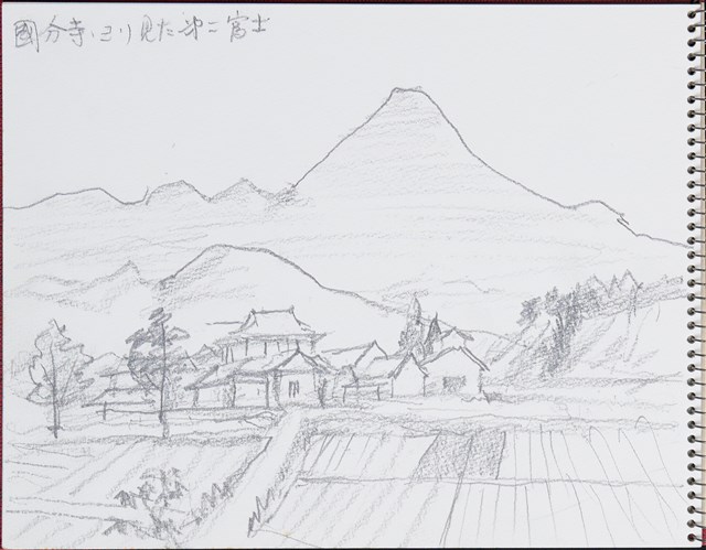 國分寺ヨリ見た富士的圖片