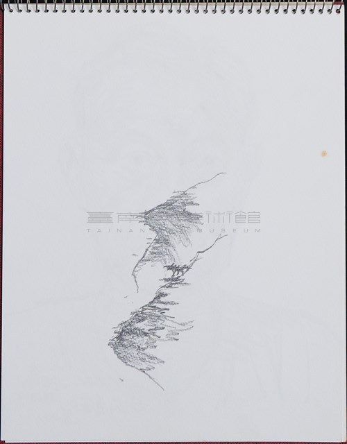 鏡前自畫 (臺中聯勤招待所)藏品圖，第5張