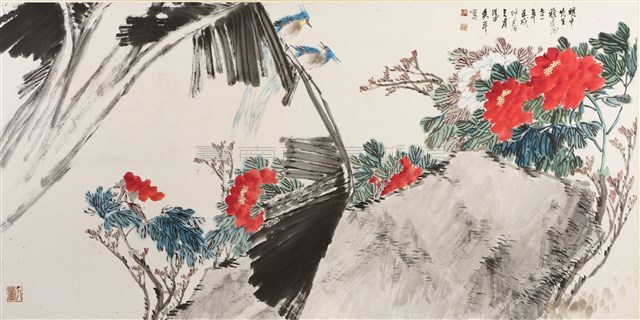 富貴花鳥圖藏品圖，第1張