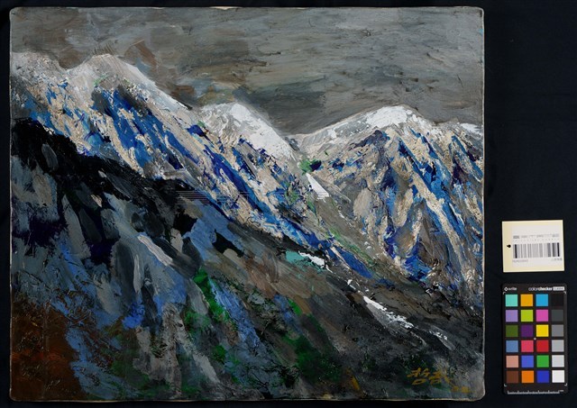 山岳殘雪藏品圖，第2張
