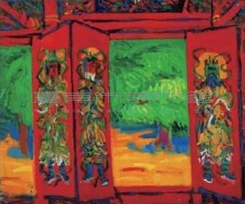 廟宇秋景藏品圖，第1張