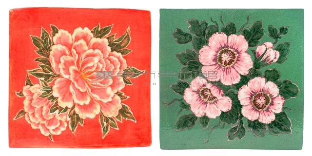絢爛南國 虹彩夢幻─同款花磚藏品圖，第1張