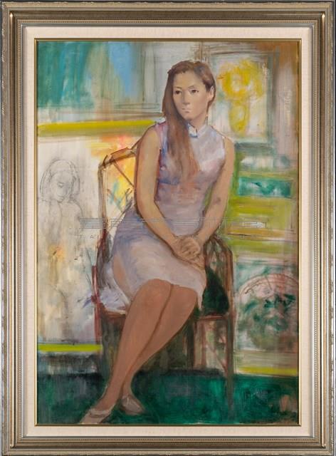 淡紫色旗袍-美美藏品圖，第3張