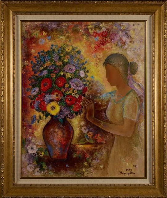 少女與花(2)藏品圖，第3張