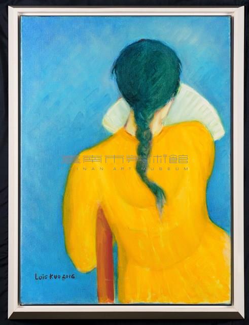 黃衣持扇女子藏品圖，第3張