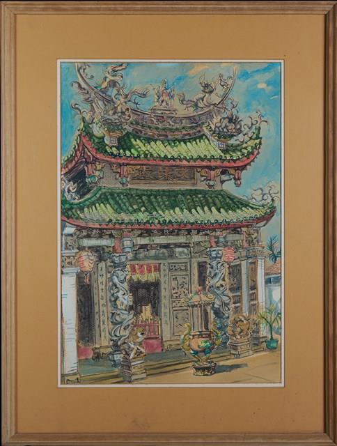 安平祠廟畫-文朱殿藏品圖，第3張