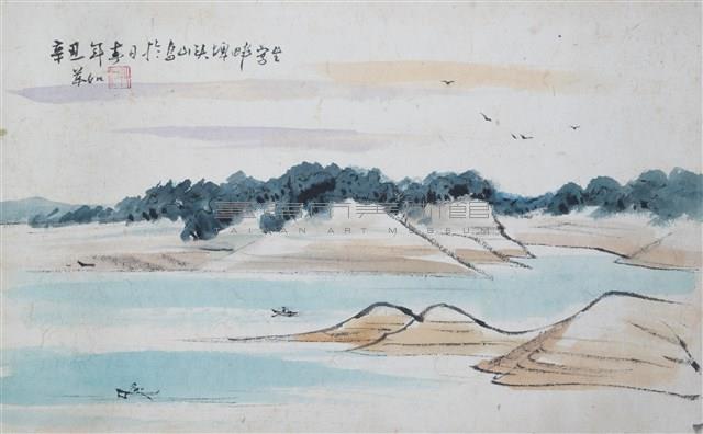 烏山頭埤畔寫生藏品圖，第1張