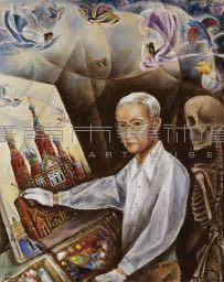 有骸骨的自畫像藏品圖，第1張