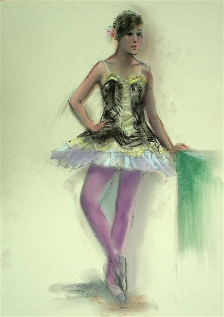 踮腳的芭蕾少女藏品圖，第1張