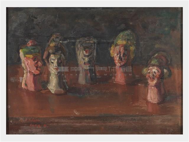 臺南布袋戲偶頭藏品圖，第1張