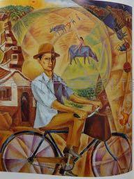 農村工作時之自畫像藏品圖，第1張