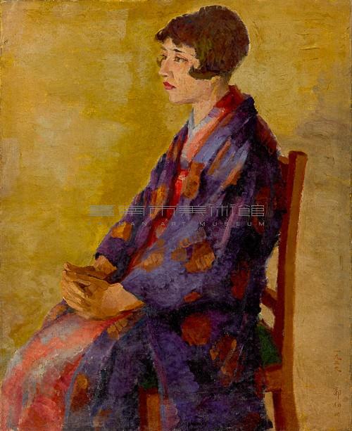 日本和服女像藏品圖，第1張