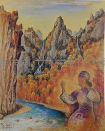 層雲峽之楓葉藏品圖，第1張