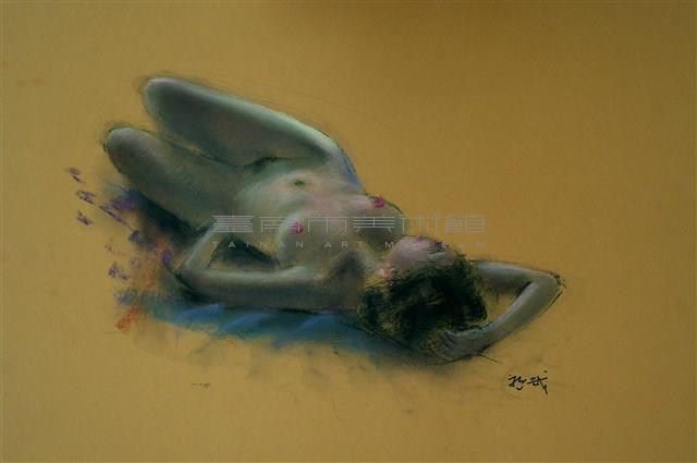 仰躺的裸女藏品圖，第1張