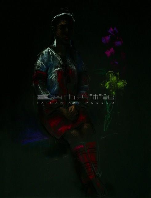 山地女子與繁花藏品圖，第2張