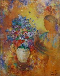 裝花中的少女藏品圖，第1張