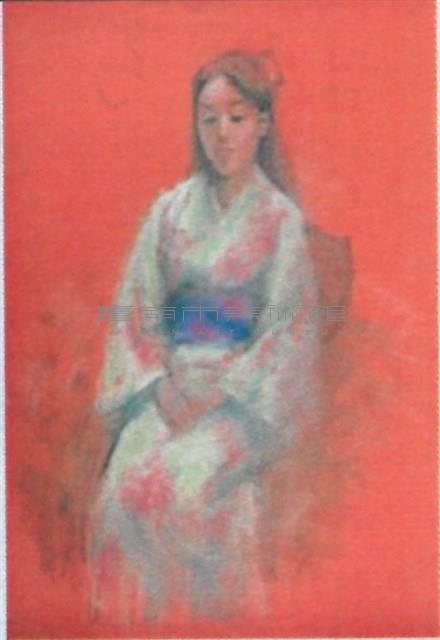 和服女子(2)藏品圖，第1張