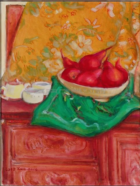 雞翅櫃上的西洋梨藏品圖，第1張