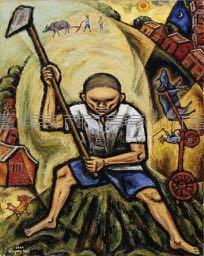 工作中之農民(1)藏品圖，第1張