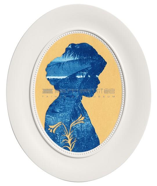 福爾摩沙人-島民肖形計畫 台灣百合、可可椰子、海岸線與排灣族人藏品圖，第1張