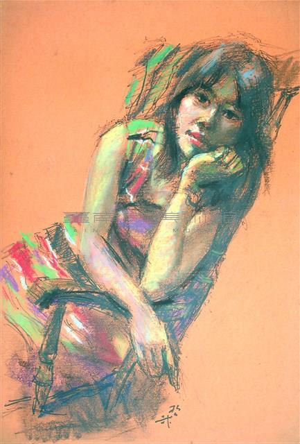 搖椅上的女子藏品圖，第1張