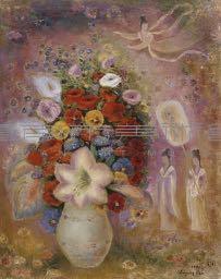 仙女與花(2)藏品圖，第1張