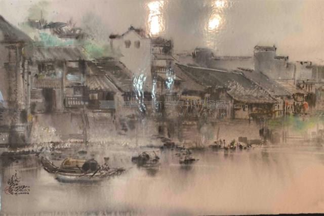 江邊即景藏品圖，第1張