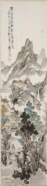 山水畫藏品圖，第1張