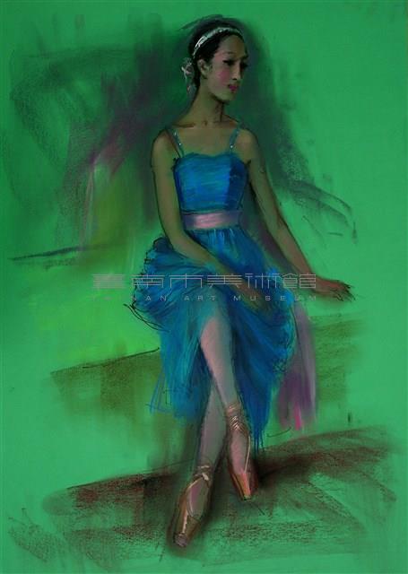 藍衣舞者藏品圖，第1張