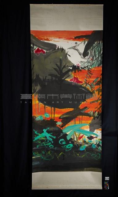 鴻雁-游魚四屏荷(三)藏品圖，第2張