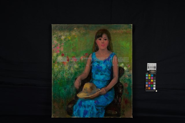 藍衣少女藏品圖，第2張