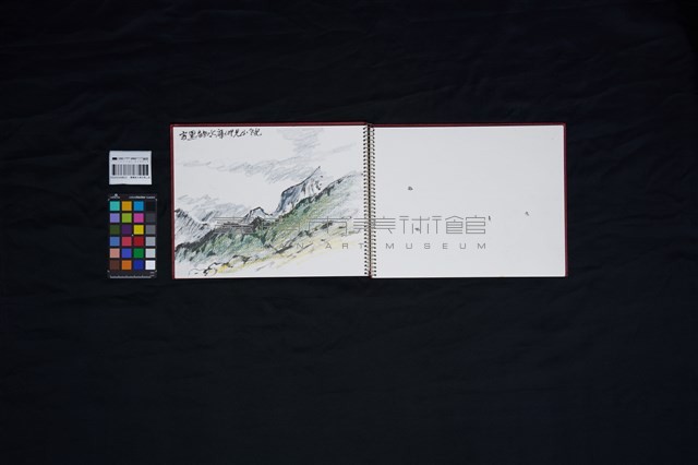 寫黑部水庫仰見山貌藏品圖，第2張