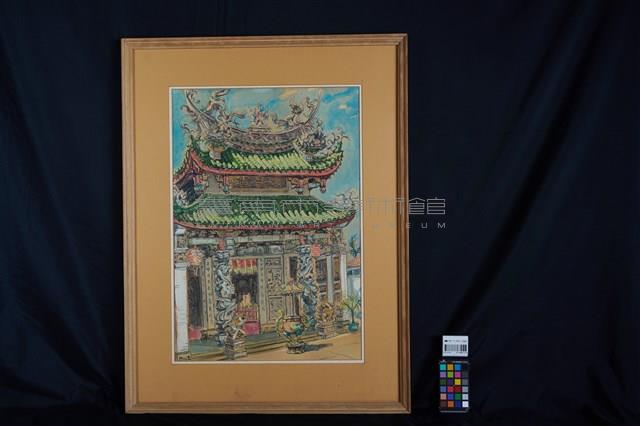 安平祠廟畫-文朱殿藏品圖，第2張