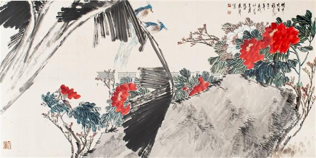 富貴花鳥圖藏品圖，第1張