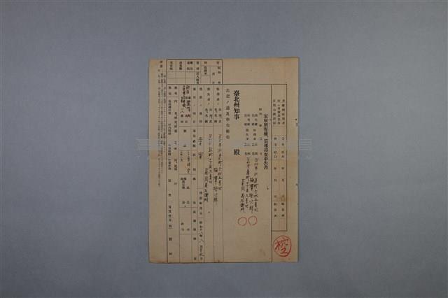 梅澤捨次郎 招聘書、履歷、其他藏品圖，第1張