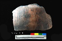 芝山岩文化黑彩折肩器藏品圖，第1張