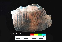 芝山岩文化黑彩折肩器藏品圖，第3張