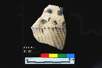 芝山岩文化黑彩陶容器腹片藏品圖，第1張