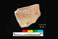 芝山岩文化黑彩陶容器底部藏品圖，第2張