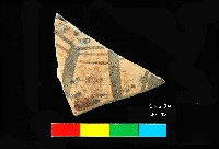 芝山岩文化黑彩陶容器腹片藏品圖，第1張