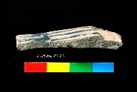 芝山岩文化黑彩陶容器底部接圈足殘件藏品圖，第3張