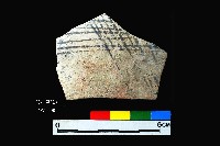 芝山岩文化黑彩陶容器腹片藏品圖，第1張